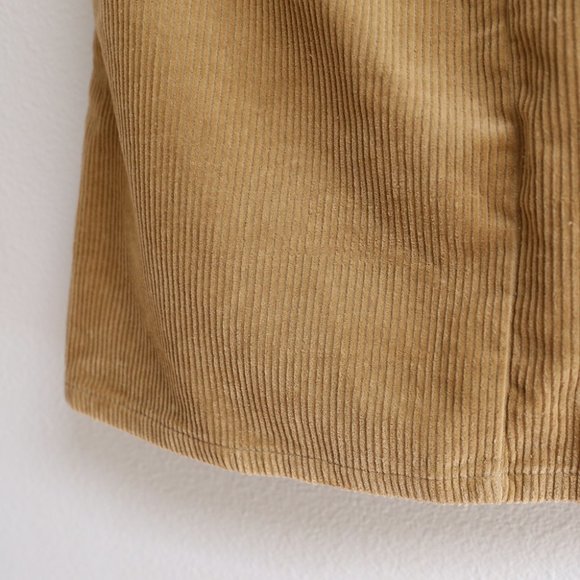 Arizona Corduroy Brown Mini Skirt – Size 7 – Y2K Preppy A-Line - Picture 3 of 10